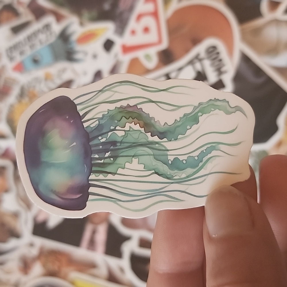10/$10 Jelly Fish Vinyl Sticker